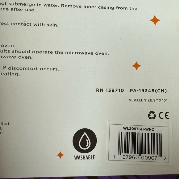 Ghost Warming Snug Bud. Warming Plush, Lavender Scented. - Picture 7 of 7